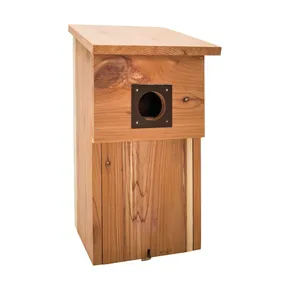 PetBuddy Vogelhaus Klassik, 14,5 x 16 x 28 cm, Zedernholz